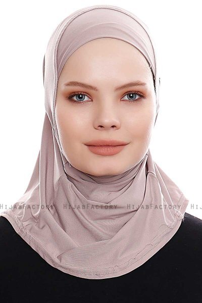 Elif - Steingrau Sport Hijab - Ecardin