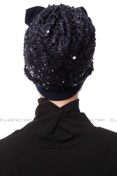 Enfleda - Navy Blau Turban