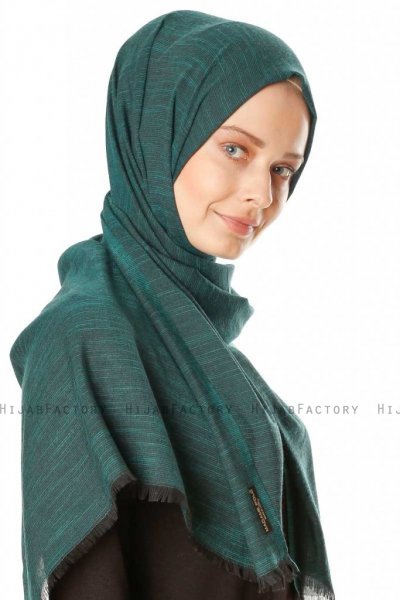 Esana - Dunkelgrün Hijab - Madame Polo
