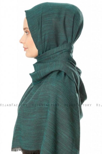 Esana - Dunkelgrün Hijab - Madame Polo