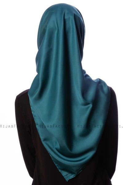 Eylul - Dunkelgrün Platz Rayon Hijab