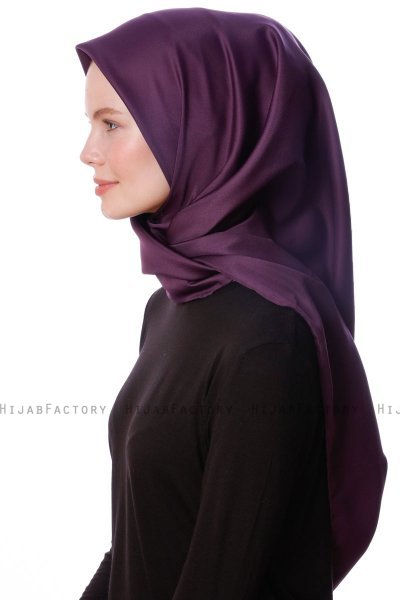 Eylul - Pflaume Platz Rayon Hijab