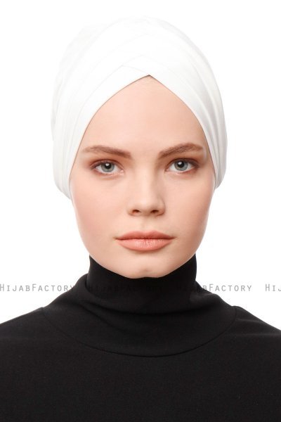 Gamze - Weiß Turban