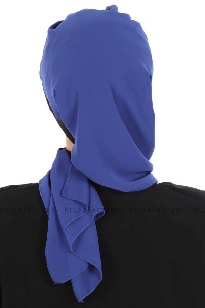 Gill - Blau & Schwarz Praktisch Hijab