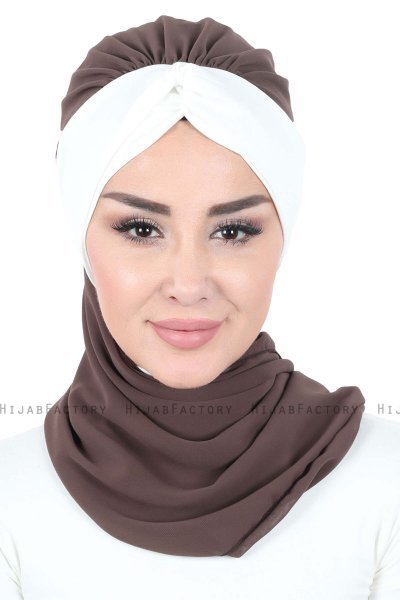 Gill - Braun & Creme Praktisch Hijab