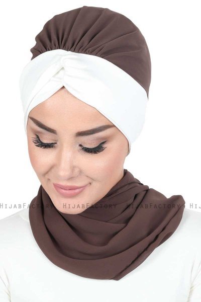 Gill - Braun & Creme Praktisch Hijab