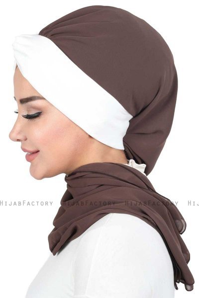 Gill - Braun & Creme Praktisch Hijab