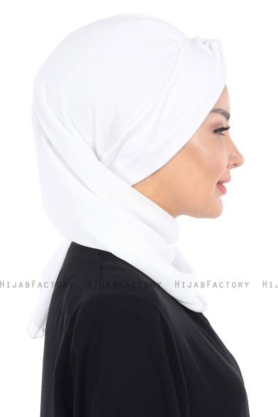 Gill - Weiß & Weiß Praktisch Hijab