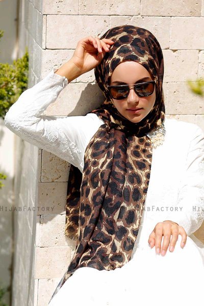 Gizala - Leopard Gemustertes Hijab - Sal Evi