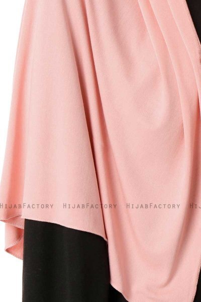 Hande - Lachsfarbe Baumwolle Hijab - Gülsoy