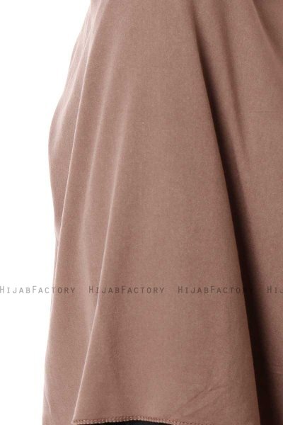 Hande - Taupe Baumwolle Hijab - Gülsoy