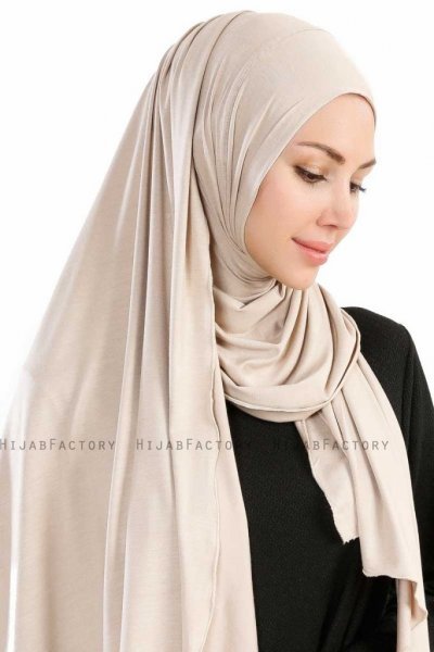 Hanfendy Beige Praktisk One Piece Hijab 201711-4