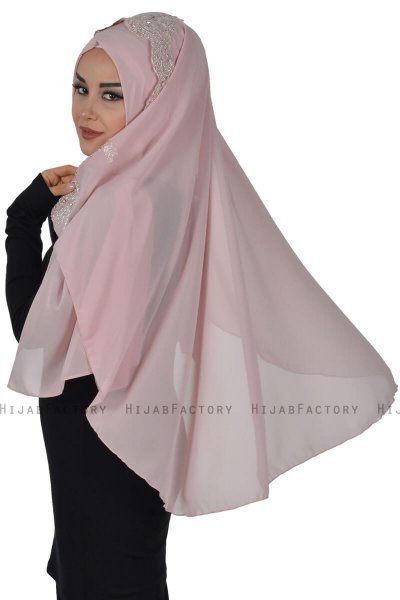Helena - Altrosa Praktisch Hijab - Ayse Turban