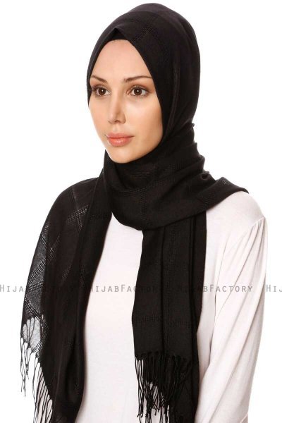 Huriye - Schwarz Hijab - Özsoy