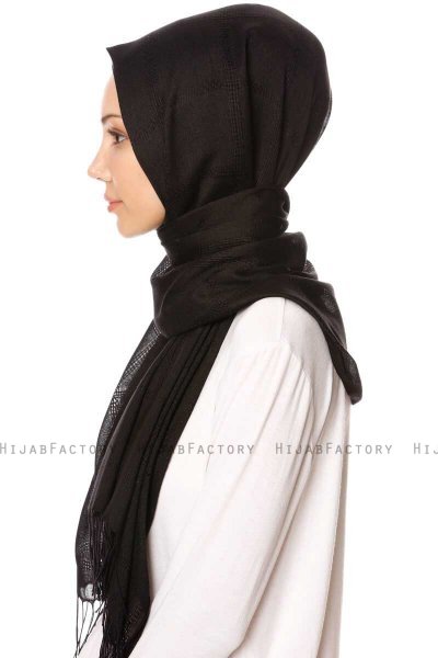 Huriye - Schwarz Hijab - Özsoy