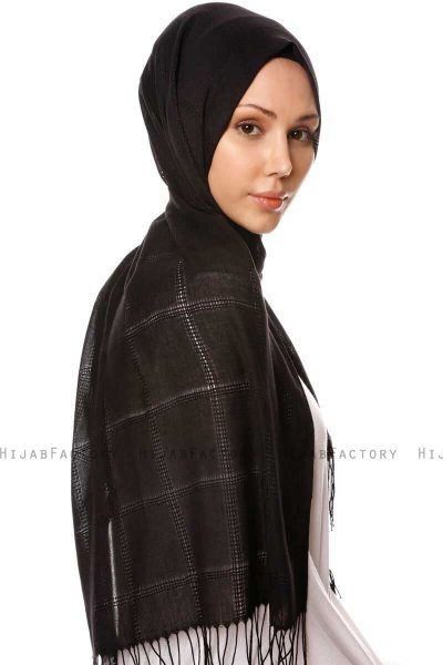 Huriye - Schwarz Hijab - Özsoy