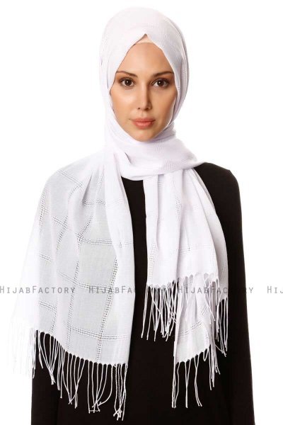Huriye - Weiß Hijab - Özsoy