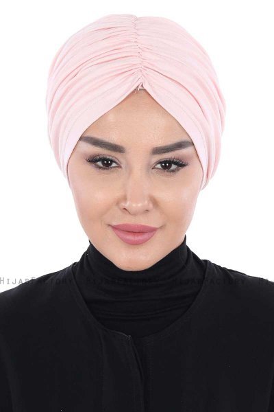 Jill - Altrosa Baumwolle Turban - Ayse Turban