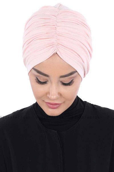 Jill - Altrosa Baumwolle Turban - Ayse Turban