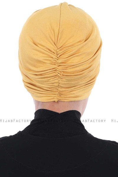 Jill - Senf Baumwolle Turban - Ayse Turban
