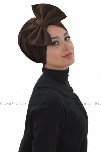 Julia - Braun Baumwolle Turban - Ayse Turban