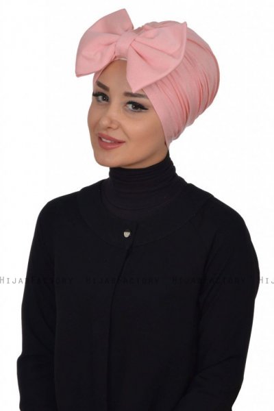 Julia - Altrosa Baumwolle Turban - Ayse Turban