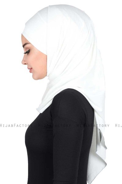 Kaisa - Creme Baumwolle Praktisch Hijab