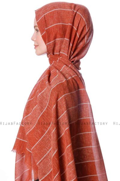 Kiral - Ziegelrot Hijab - Özsoy