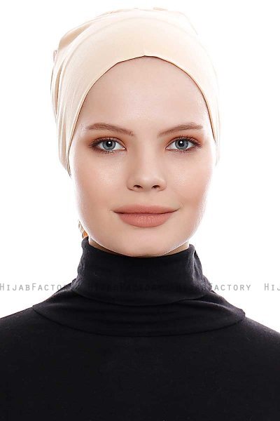Kiraz - Beige Baumwolle XXL Untertuch - Ecardin