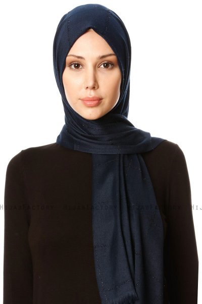Kutlay - Navy Blau Hijab - Özsoy
