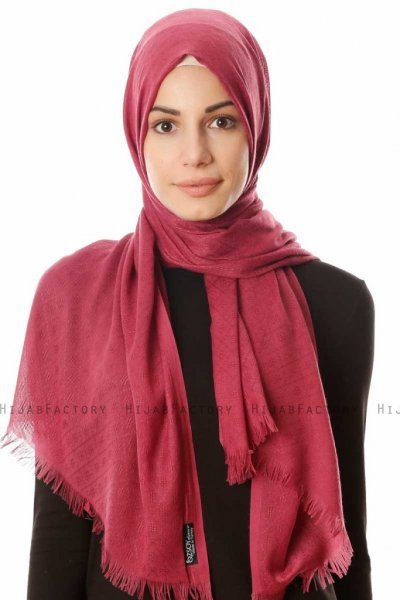 Lalam - Dunkles Fuchsia Hijab - Özsoy