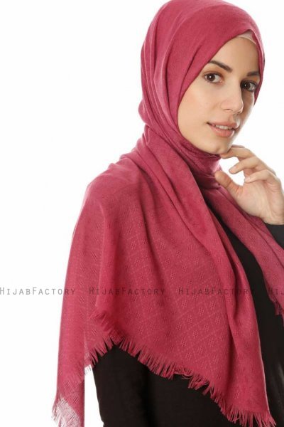 Lalam - Dunkles Fuchsia Hijab - Özsoy