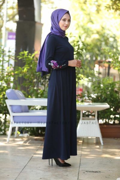 Lexie - Navy Blau Kleid - Insirah
