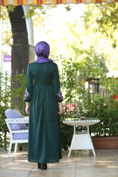 Lexie - Dunkelgrün Kleid - Insirah