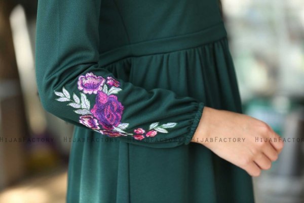 Lexie - Dunkelgrün Kleid - Insirah