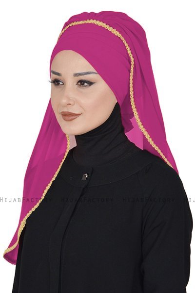 Louise - Fuchsie Praktisch Hijab - Ayse Turban