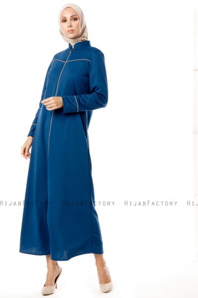 Lylah - Blau Abaya - Miss Cazibe