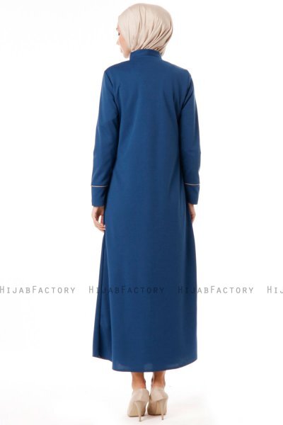Lylah - Blau Abaya - Miss Cazibe