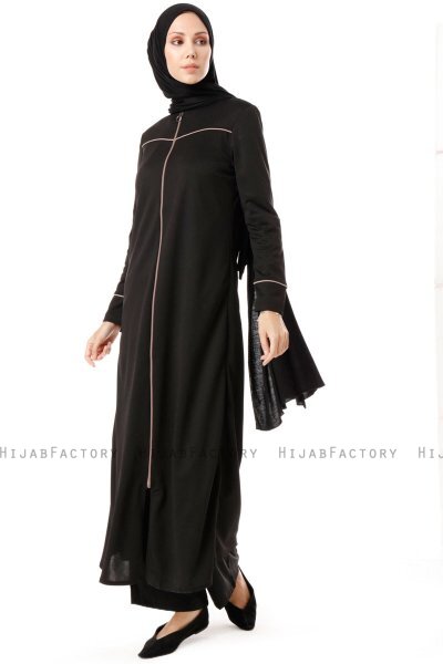 Lylah - Schwarz Abaya - Miss Cazibe