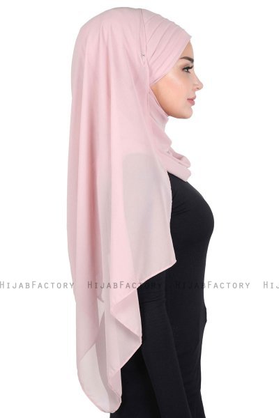 Malin - Altrosa Praktisch Chiffon Hijab