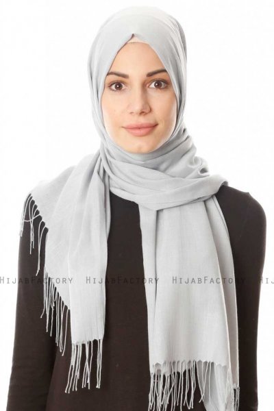 Meliha - Hellgrau Hijab - Özsoy