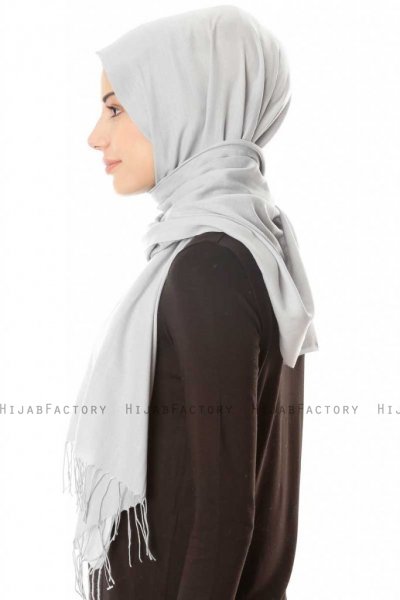 Meliha - Hellgrau Hijab - Özsoy