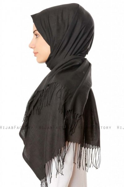 Meliha - Schwarz Hijab - Özsoy