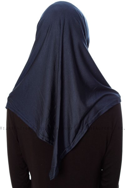 Mia - Navy Blau One-Piece Al Amira Hijab - Ecardin