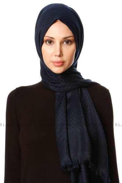 Nalini - Navy Blau Hijab - Özsoy