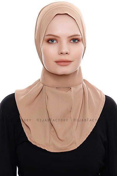 Narin - Gold Praktisch Fertig Crepe Hijab