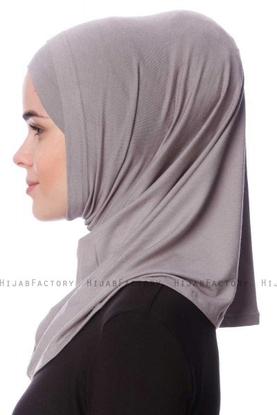 Nehir - Hellgrau 2-Piece Al Amira Hijab