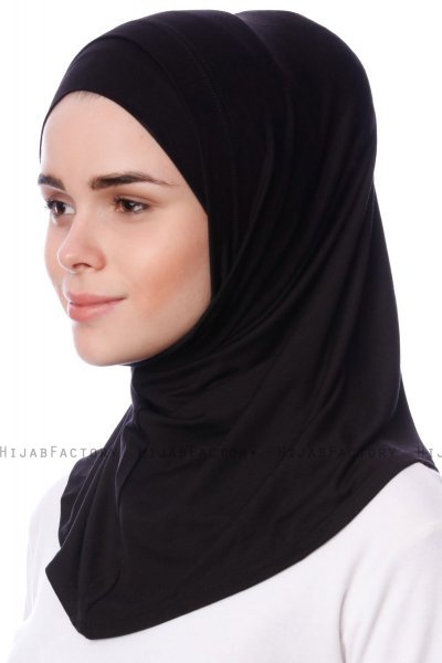 Nehir - Schwarz 2-Piece Al Amira Hijab