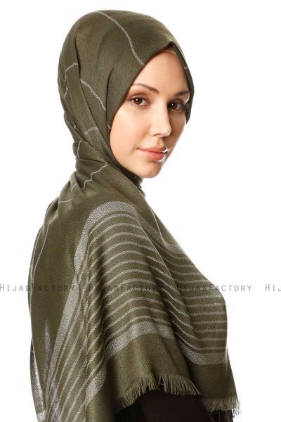Nihal - Khaki Hijab - Özsoy