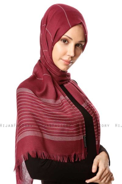 Nihal - Kastanienbraun Hijab - Özsoy